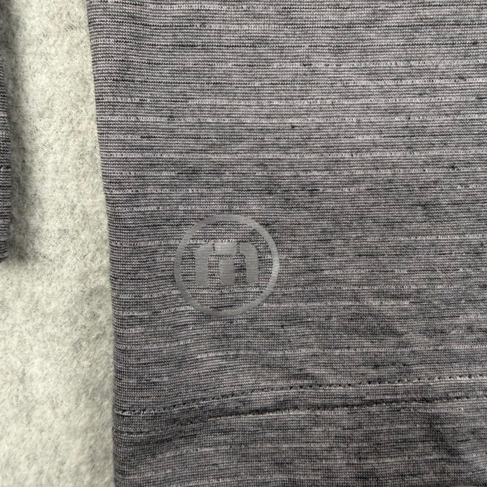 Travis Mathew Shirt Mens Large Gray Performance 1/4 Zip Golf Stretch Pullover - Picture 6 of 13
